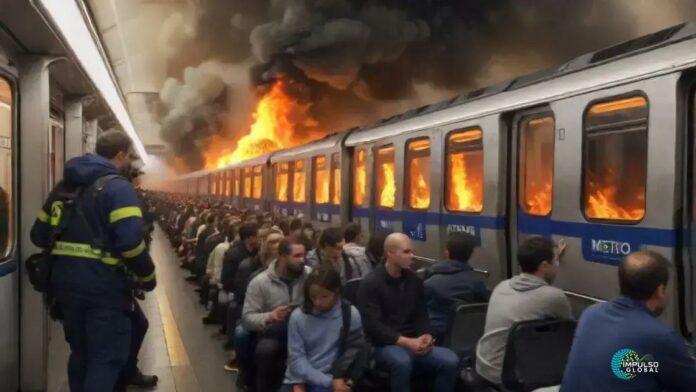 Homem ateia fogo em metrô na Coreia do Sul; detalhes do crime chocam Homem ateia fogo em metrô na Coreia do Sul; detalhes do crime chocam