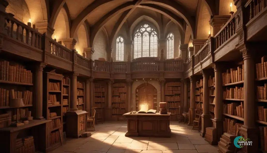 A conexão entre a Bíblia e a etimologia da palavra biblioteca.