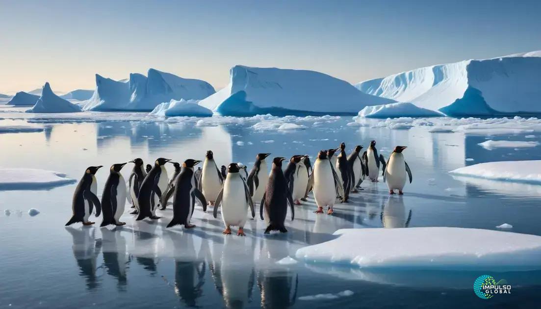 A peculiaridade geográfica dos pinguins A peculiaridade geográfica dos pinguins