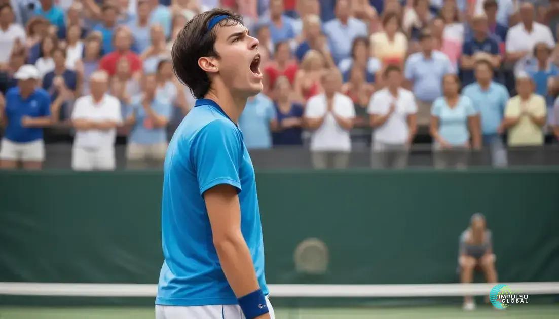 Consequências da eliminação de João Fonseca no Masters de Toronto.