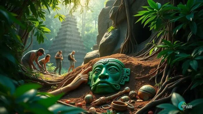 Descoberta da Tumba de Te K’ab Chaak, Rei da Dinastia Maia