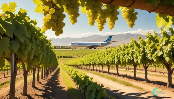 Descubra a história do vinhedo inédito do aeroporto de Mendoza Descubra a história do vinhedo inédito do aeroporto de Mendoza