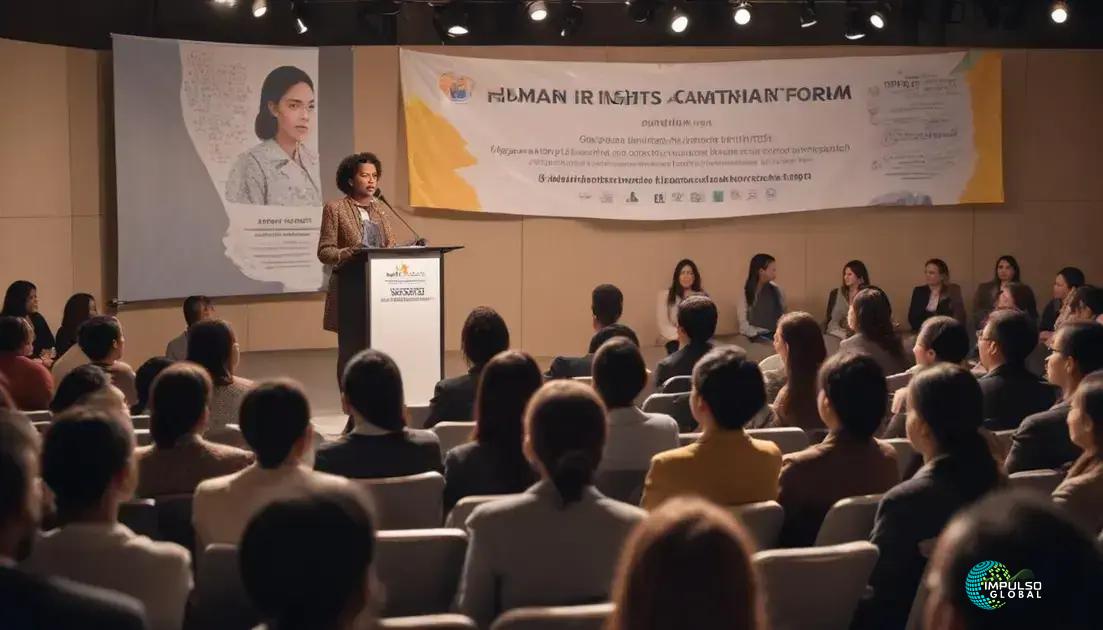 Discussões sobre direitos humanos