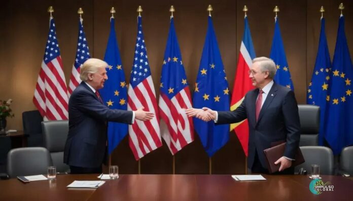 EUA e União Europeia: Proposta de Acordo para Evitar Tarifas Altas EUA e União Europeia: Proposta de Acordo para Evitar Tarifas Altas