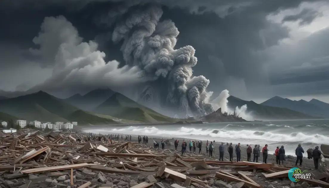 Magnitude do terremoto em Kamchatka Magnitude do terremoto em Kamchatka