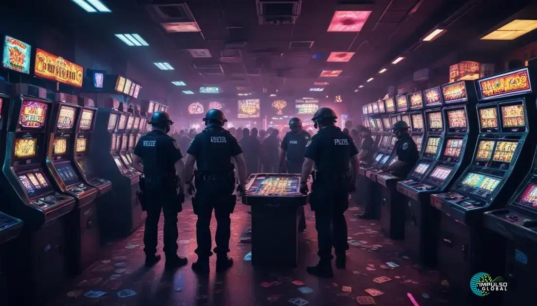 Operação do MPRJ contra jogos ilegais e farinha Operação do MPRJ contra jogos ilegais e farinha