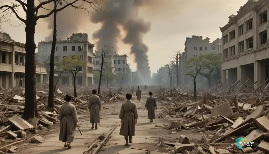 Os impactos imediatos em Hiroshima e Nagasaki Os impactos imediatos em Hiroshima e Nagasaki