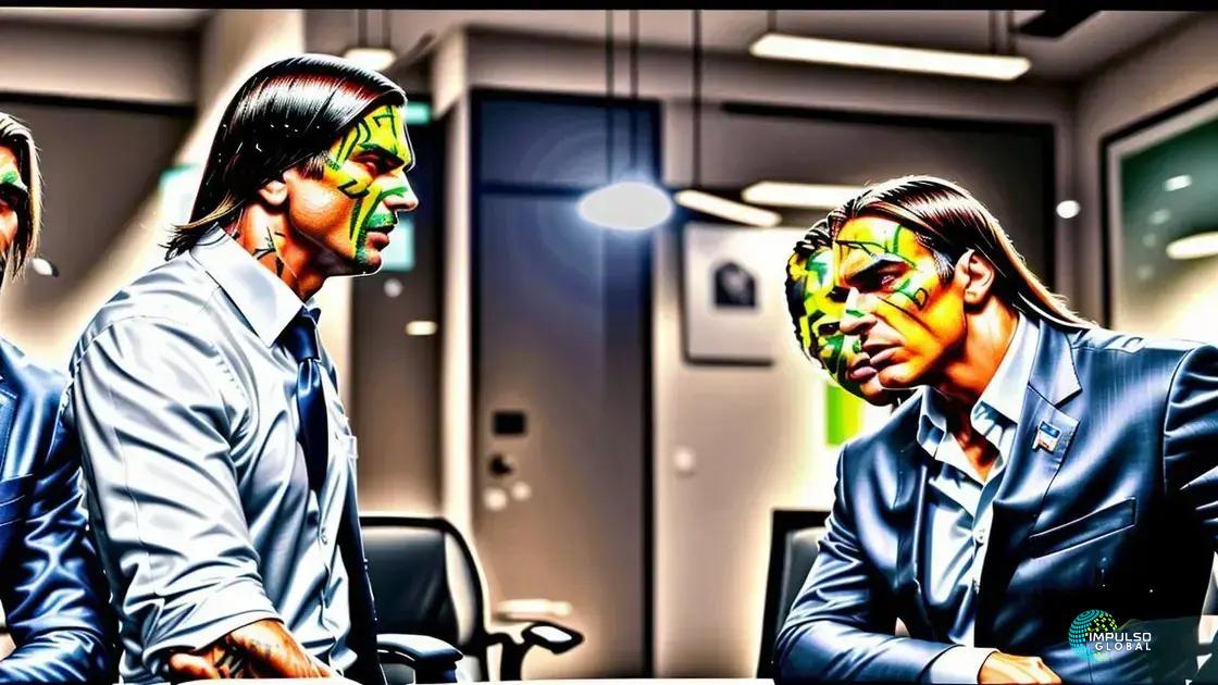 Reações de Bolsonaro e Eduardo