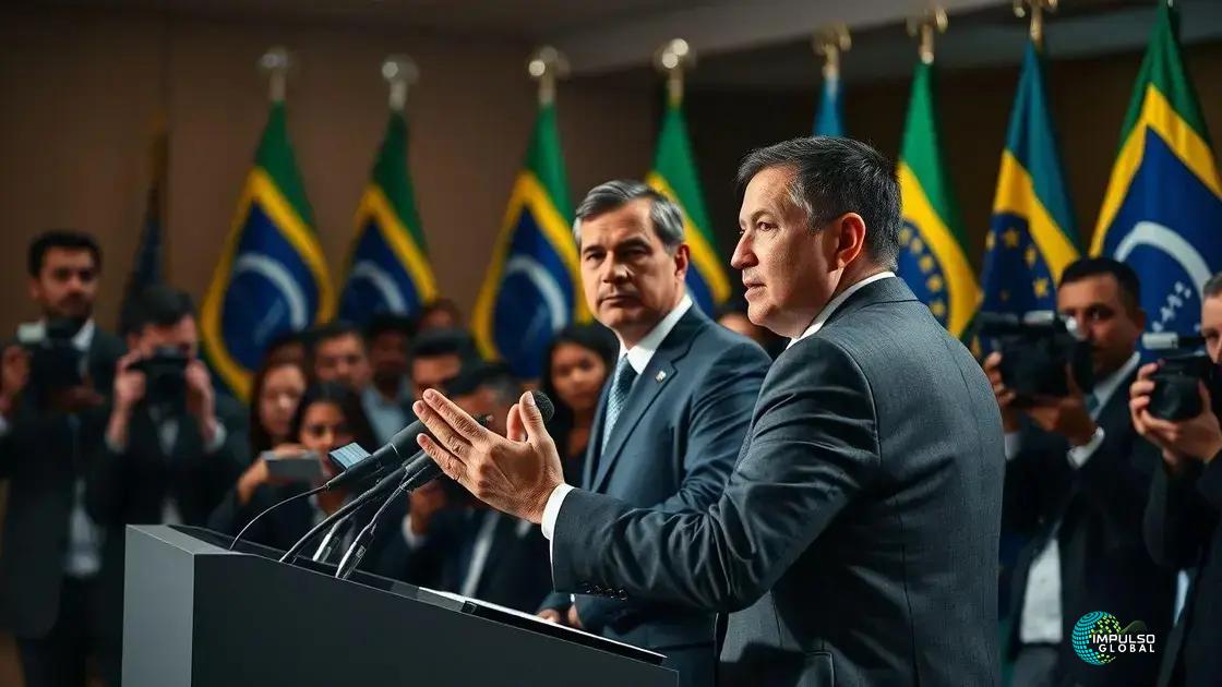 Reações do governo brasileiro Reações do governo brasileiro