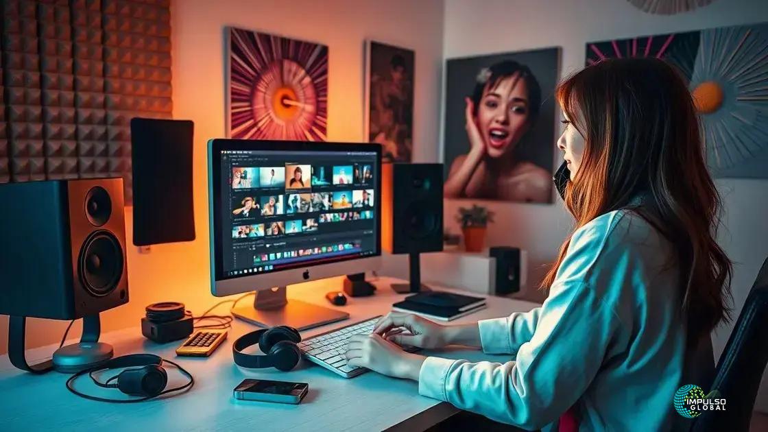 Extensão de vídeos e cenas adicionadas