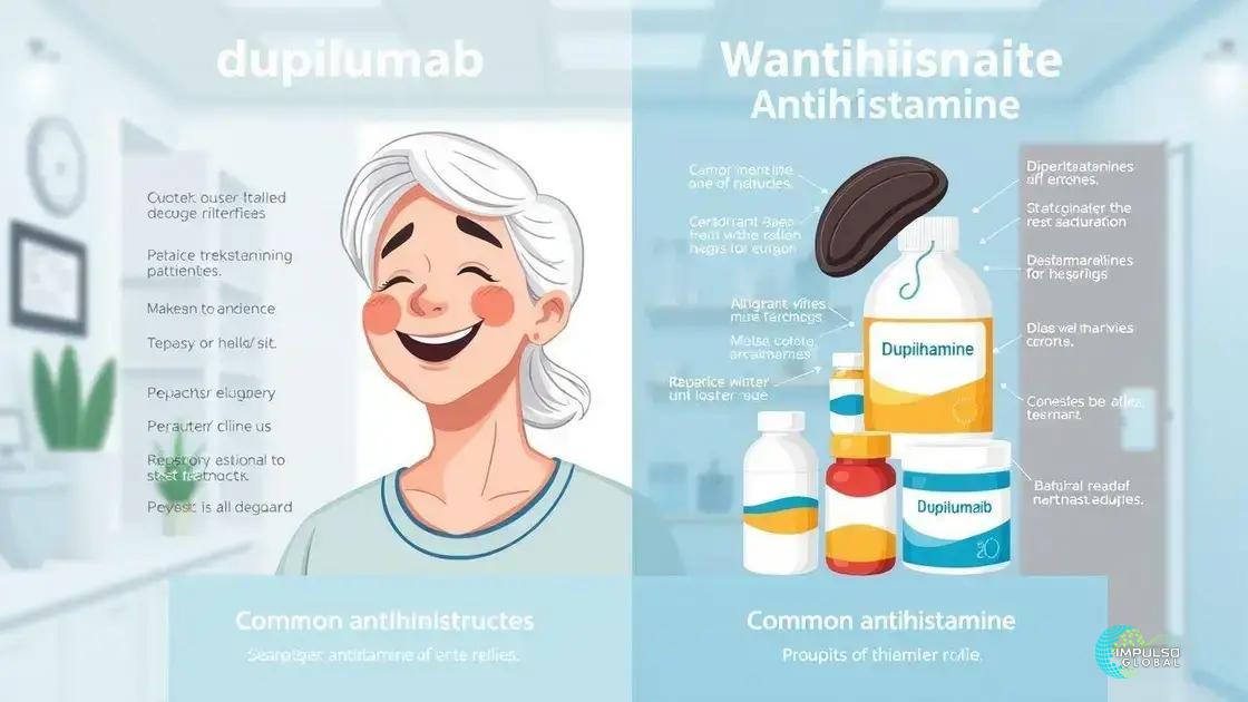Vantagens do dupilumabe sobre anti-histamínicos Vantagens do dupilumabe sobre anti-histamínicos