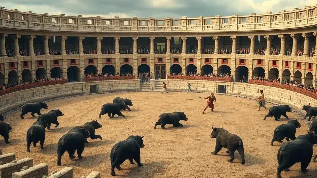 A presença dos ursos nas arenas romanas A presença dos ursos nas arenas romanas