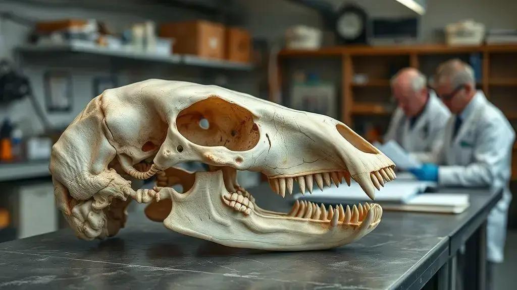 Análise e descobertas sobre o crânio do urso-pardo Análise e descobertas sobre o crânio do urso-pardo