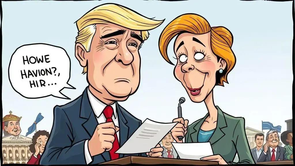 Análise e repercussões da charge de JCaesar sobre temas atuais.