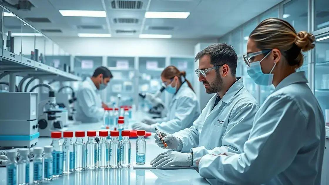 Avanços na fabricação de vacinas e terapias