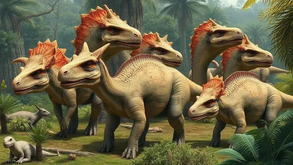 Características únicas dos paquicefalossauros