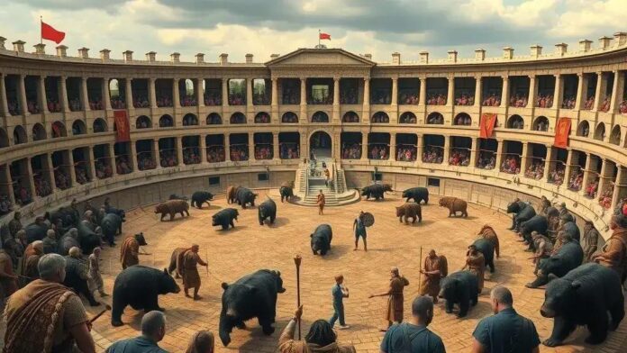 Descoberta arqueológica revela lutas de ursos-pardos na Roma Antiga Descoberta arqueológica revela lutas de ursos-pardos na Roma Antiga