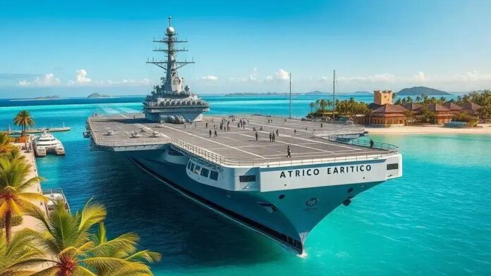 Maior navio de guerra da América Latina reforça segurança da COP30