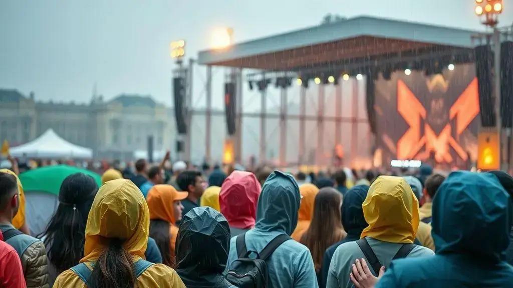 O impacto do clima no evento O impacto do clima no evento