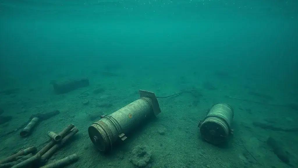 O que fazer com as munições submersas?