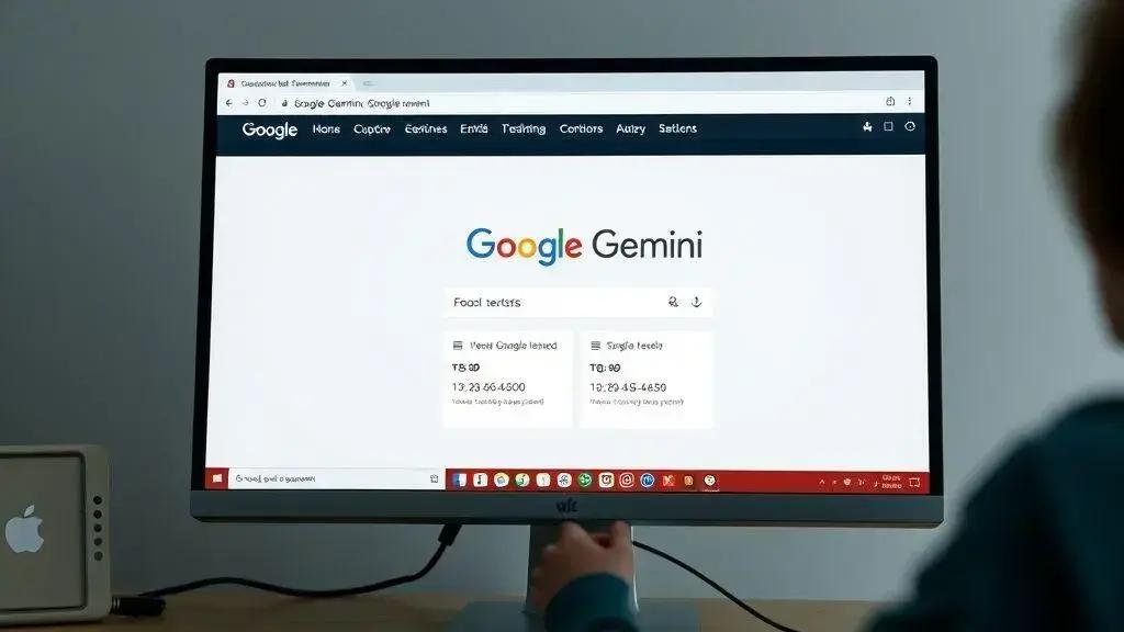 Passo 1: Acesse o Google Gemini Passo 1: Acesse o Google Gemini