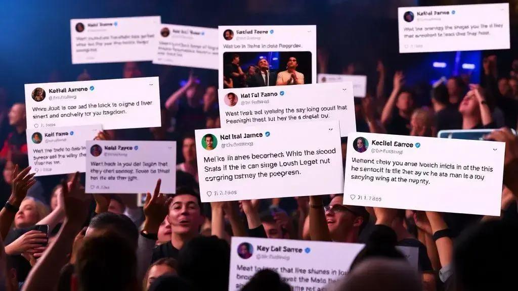 Reações do público nas redes sociais Reações do público nas redes sociais