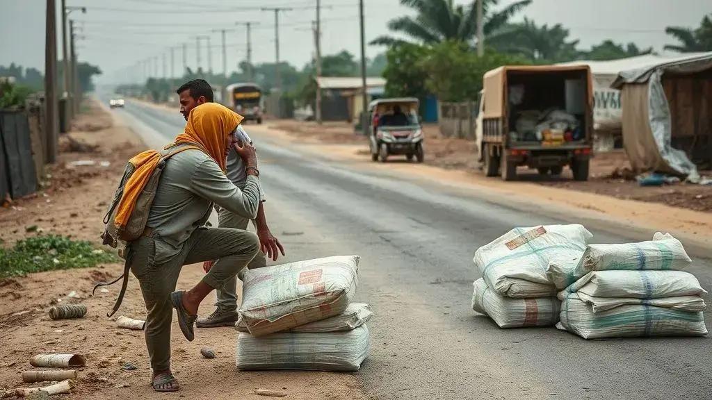 Tentativas de ajuda humanitária frustradas