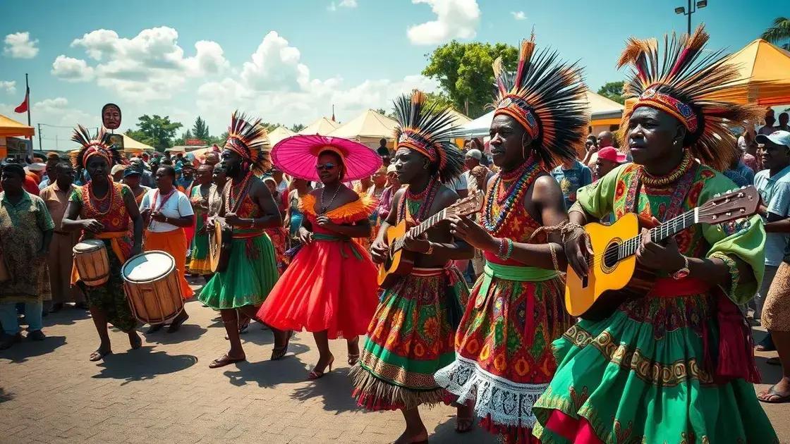 Um show de música e cultura Um show de música e cultura