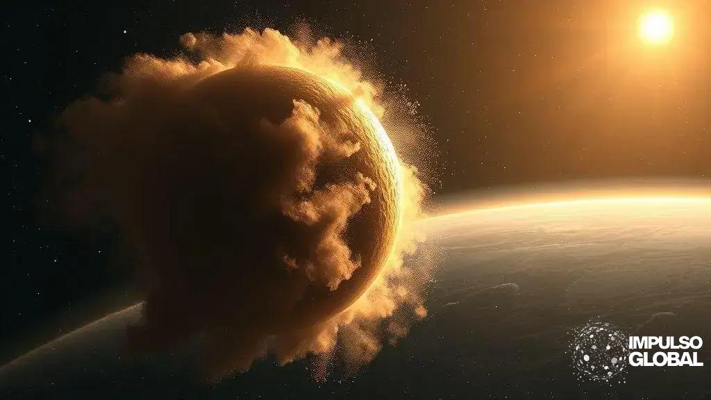 O comportamento do pó e a ausência de gases