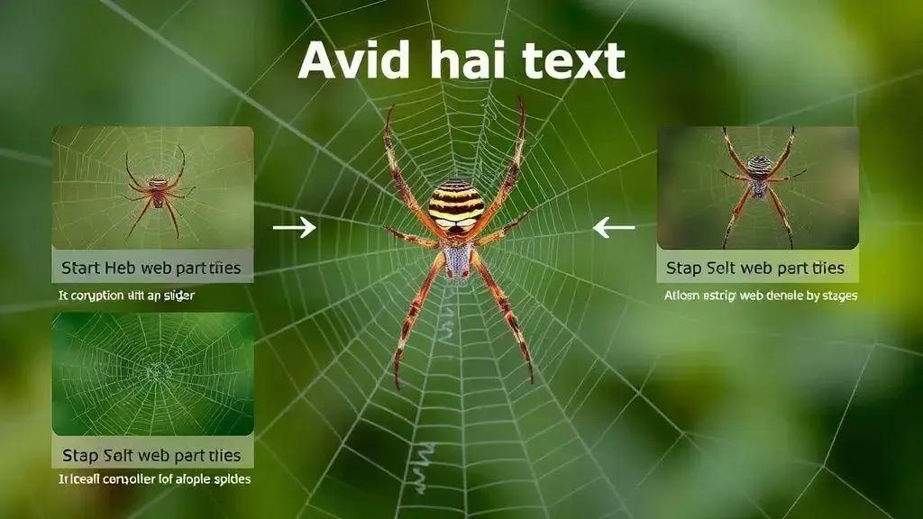 A construção das teias: passos fundamentais A construção das teias: passos fundamentais