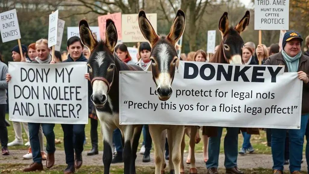 A luta legal para proteger os jumentos A luta legal para proteger os jumentos