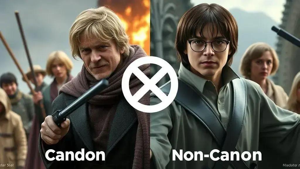 Canônico vs. não-canônico Canônico vs. não-canônico