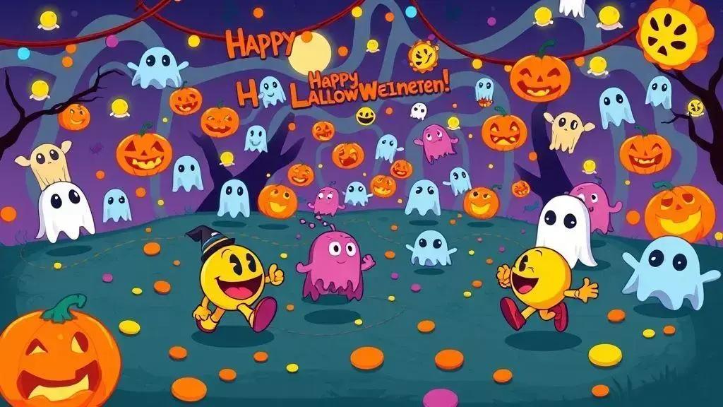 Doodle do Google: PAC-MAN e Halloween, uma combinação especial.