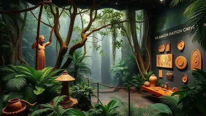 Exposição imersiva destaca narrativas do povo Mura na PUCPR Exposição imersiva destaca narrativas do povo Mura na PUCPR