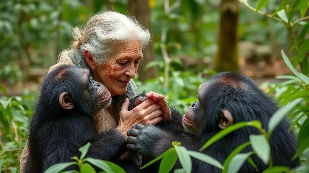 Legado de Jane Goodall para o mundo Legado de Jane Goodall para o mundo