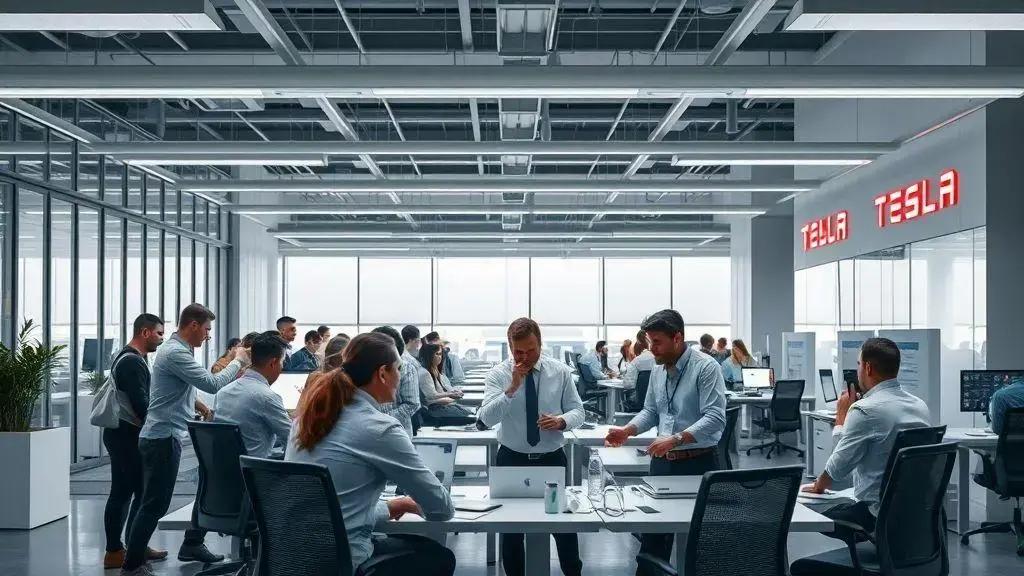 Reações e defesa da Tesla sobre a rotatividade