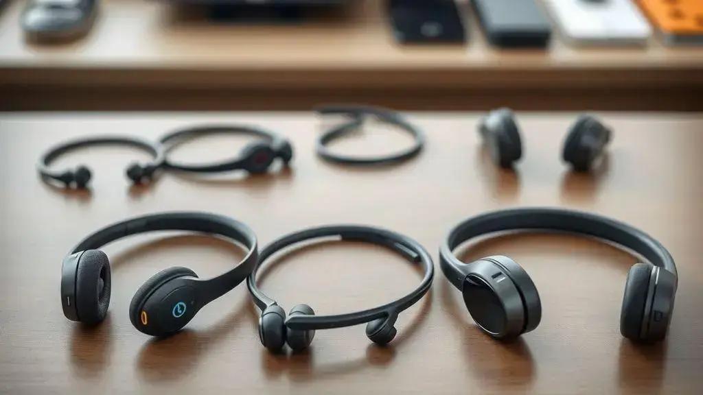 Tipos de fones Bluetooth e suas características Tipos de fones Bluetooth e suas características