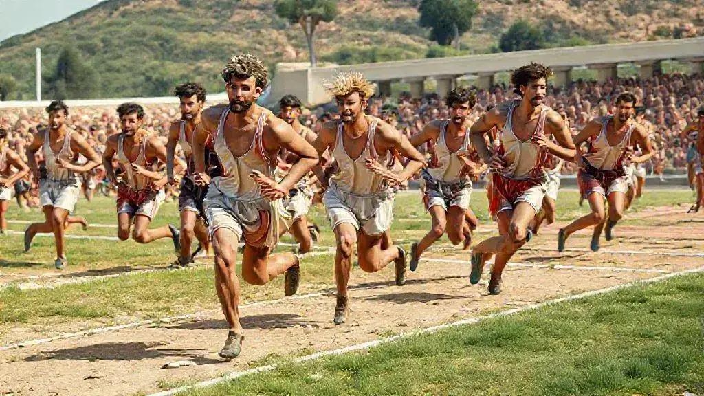 A trajetória histórica da maratona e sua conexão com os jogos olímpicos.