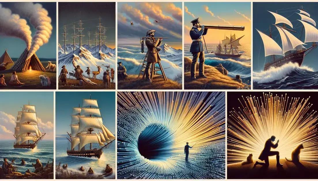 História da utilização da luz na comunicação