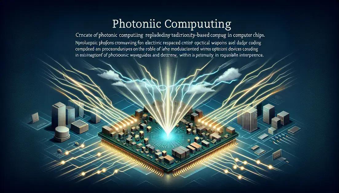 Como a luz pode substituir a eletricidade em chips
