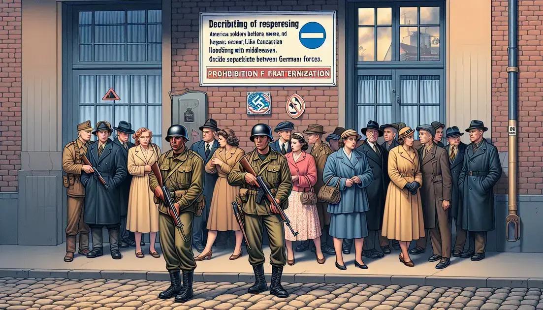 Implicações da política de não fraternização com os alemães Implicações da política de não fraternização com os alemães