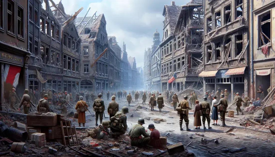 O que restou após a rendição do regime nazista O que restou após a rendição do regime nazista