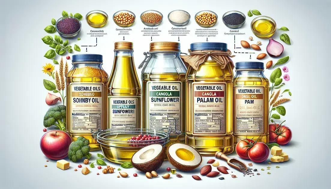 Principais tipos de óleos usados na margarina Principais tipos de óleos usados na margarina