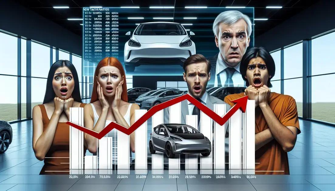 O impacto das novas tarifas sobre os carros elétricos americanos O impacto das novas tarifas sobre os carros elétricos americanos