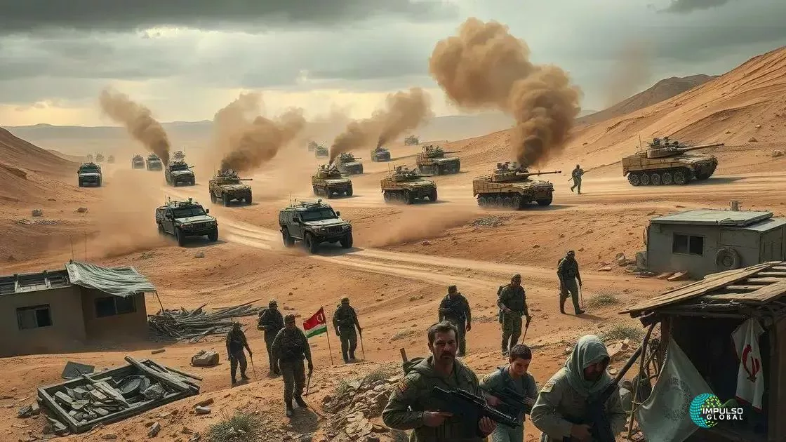 A escalada do conflito Israel-Irã A escalada do conflito Israel-Irã