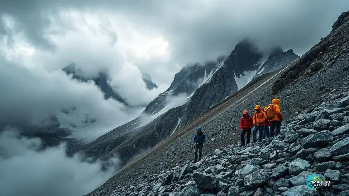 Análise do clima e as condições de escalada Análise do clima e as condições de escalada