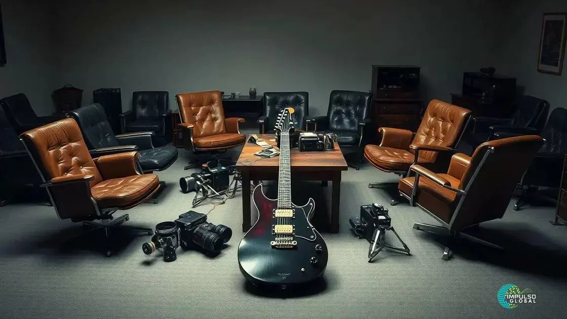 Cadeiras, Câmeras e a Guitarra de Cinco Braços