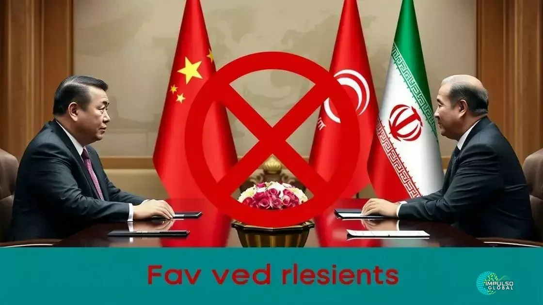 China: um apoio cauteloso ao Irã China: um apoio cauteloso ao Irã