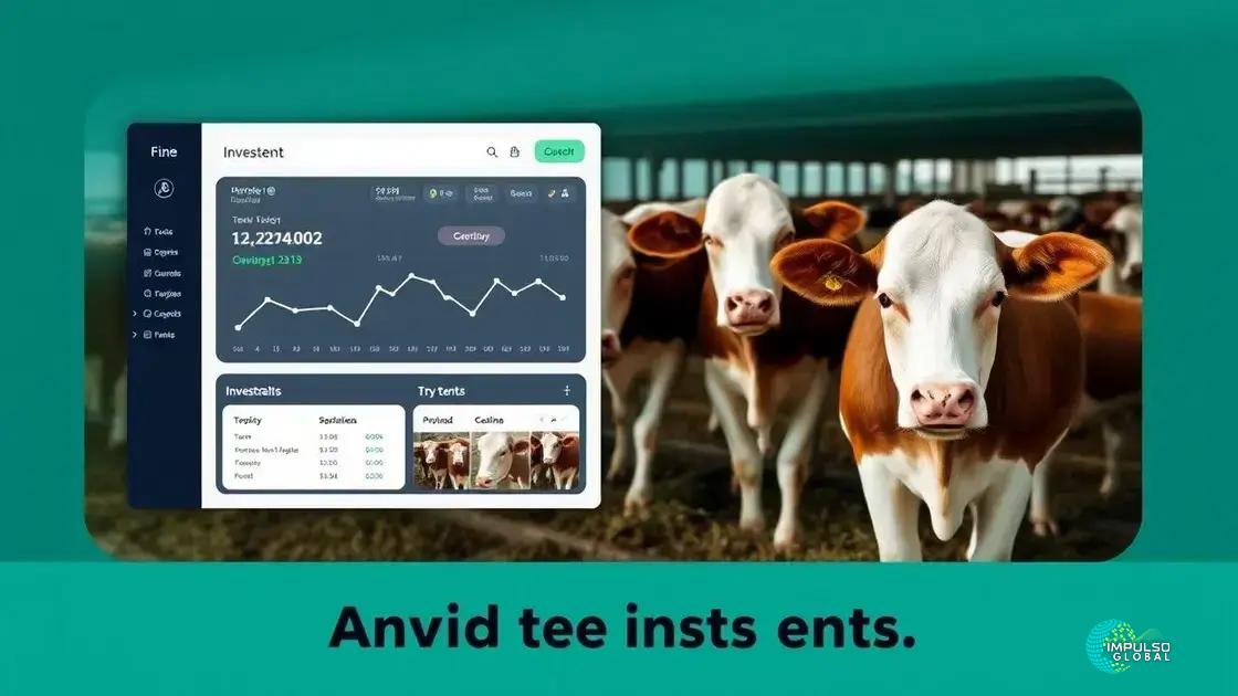 Como funcionava o investimento pecuário