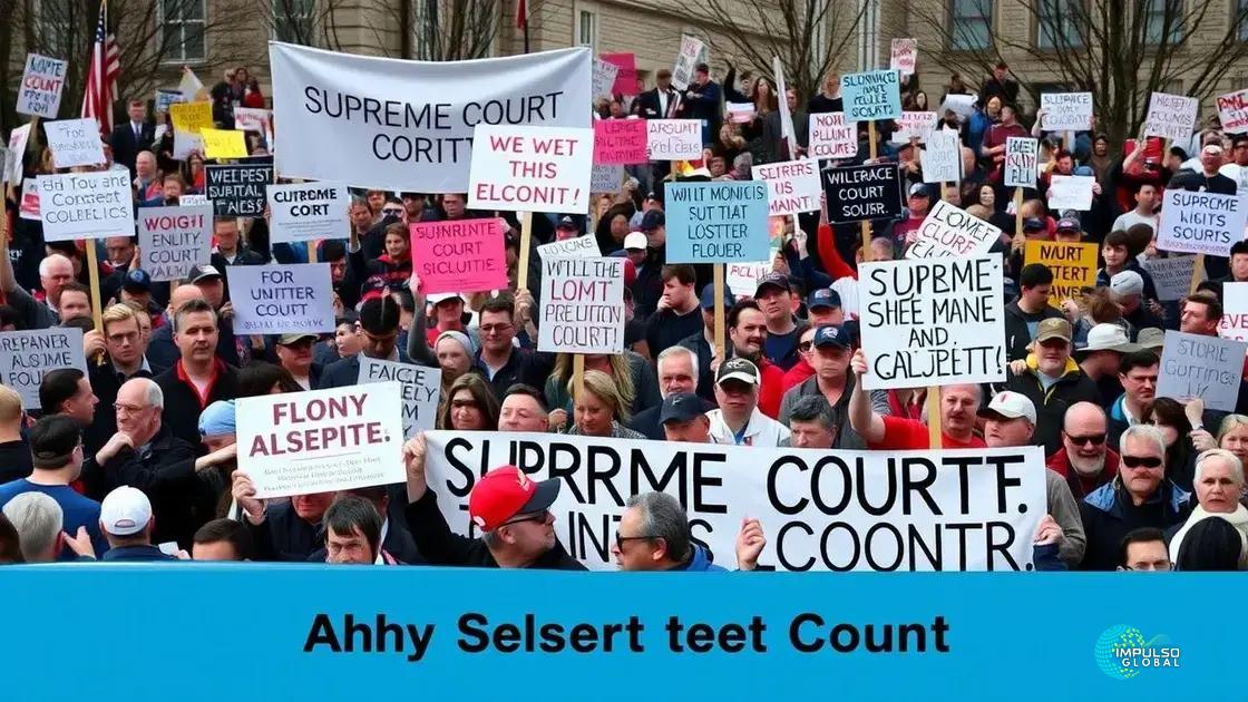 Críticas ao STF e ao processo judicial